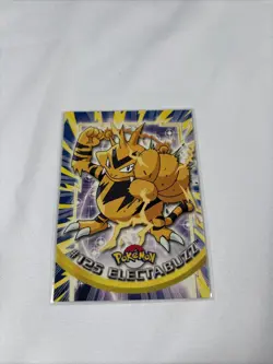 2000 Topps Pokemon TV Series Blue Logo #125 Electabuzz Non Holo - Image 1