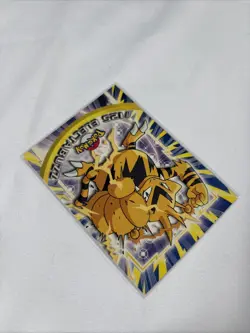 2000 Topps Pokemon TV Series Blue Logo #125 Electabuzz Non Holo - Image 3