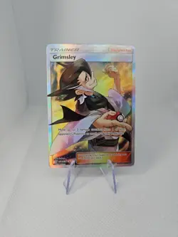 Grimsley Full Art 234/236 SM Unified Minds Holo Near Mint Pokemon TCG - Image 1