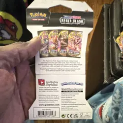 Pokemon TCG Booster Pack - Sword & Shield Rebel Clash - 10 Cards - Image 2