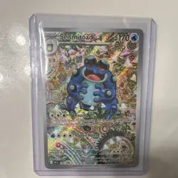 Pokemon Seismitoad 105/086 Sv: Black Bolt Illustration Rare Full Art Holo Card - Image 1