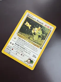 Pokemon TCG Meowth Gym Challenge 43/132 Regular MP - Image 3