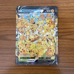 JUMBO Pikachu V-UNION [Sword & Shield: Black Star Promos] Pokemon TCG - Image 1