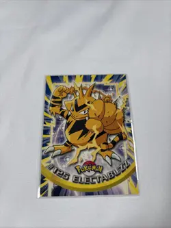 2000 Topps Pokemon TV Series Blue Logo #125 Electabuzz Non Holo - Image 1