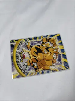 2000 Topps Pokemon TV Series Blue Logo #125 Electabuzz Non Holo - Image 2