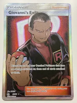 Pokemon Giovanni's Exile 67/68 Sun & Moon Hidden Fates Near Mint - Image 1