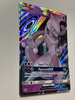 Mewtwo GX 31/68 Ultra Rare Sun Moon Pokemon Hidden Fates NM - Image 2