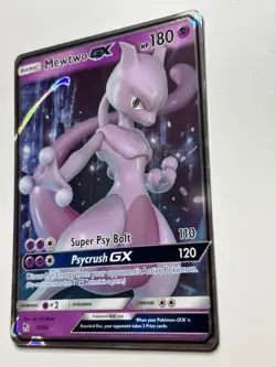 Mewtwo GX 31/68 Ultra Rare Sun Moon Pokemon Hidden Fates NM - Image 3