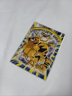 2000 Topps Pokemon TV Series Blue Logo #125 Electabuzz Non Holo - Image 4