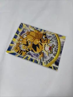 2000 Topps Pokemon TV Series Blue Logo #125 Electabuzz Non Holo - Image 5