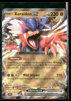 Koraidon ex 125/198 Scarlet & Violet Base Set (SVI) Double Rare Holo Pokemon TCG - Image 1