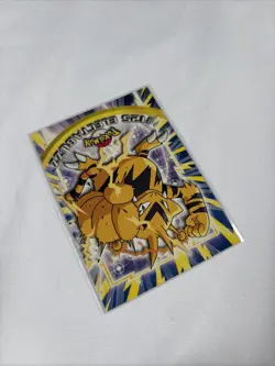 2000 Topps Pokemon TV Series Blue Logo #125 Electabuzz Non Holo - Image 3