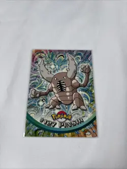 2000 Topps Pokemon TV Series Blue Logo #127 Pinsir Non Holo - Image 1