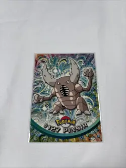 2000 Topps Pokemon TV Series Blue Logo #127 Pinsir Non Holo - Image 1