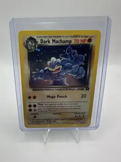 Dark Machamp Holo 10/82 - Team Rocket - Vintage - Pokemon TCG - Image 3