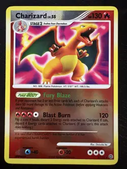 CHARIZARD REVERSE HOLO 3/132 DP SECRET WONDERS LP - NM POKEMON - Image 1