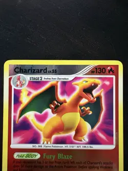 CHARIZARD REVERSE HOLO 3/132 DP SECRET WONDERS LP - NM POKEMON - Image 3