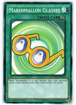 Marshmallon Glasses - YGLD-ENC35 - Common - 1st Edition - Heavily Played - Image 1