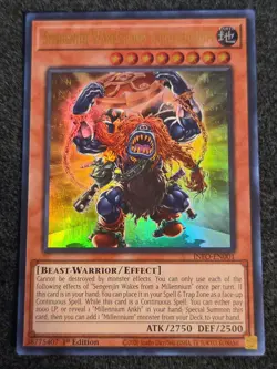 Yugioh Sengenjin Wakes from a Millennium INFO-EN001 1st Edition Ultra Rare NM - Image 1