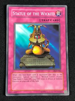 YUGIOH STATUE OF THE WICKED PGD-046 SUPER LP - Image 1