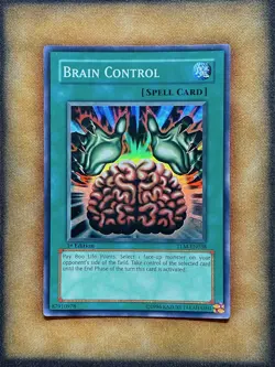 Yugioh Brain Control TLM-EN038 Super Rare 1st Ed LP - Image 1