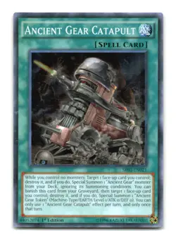 Ancient Gear Catapult - SR03-EN021 1st Edition Super Rare - YuGiOh-LP - Image 1