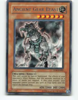 Ancient Gear Beast TLM-EN007 The Lost Millennium Unlimited crease - Image 1