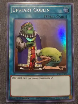 Upstart Goblin SESL-EN043 1st Edition Yu-Gi-Oh! Super Rare NM - Image 1