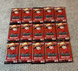 Lot Of 15 One Piece OP13 Carrying On His Will Booster Packs ENGLISH New - Image 1