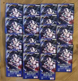 🔥Lot Of 18 ~ One Piece TCG The Azure Sea's Seven Sleeved Booster Packs🔥 - Image 1
