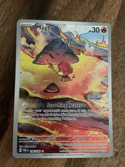 Pokemon Magby 186/182 PAR 2023 Basic Regular Card English - Image 3