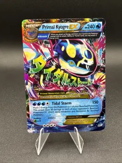 Primal Kyogre EX MEGA (55/160) - Primal Clash Holo Rare 2014 Pokemon Card - Image 1