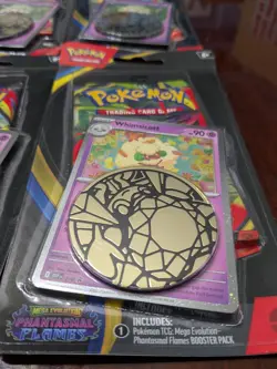 Mega Evolution 12 Lot Phantasmal Flame Booster Pack 1 promo Card 1 Coin - Image 4