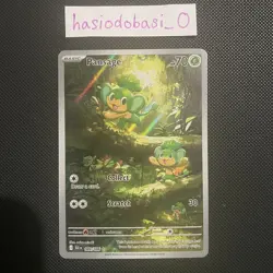 Pokemon TCG Pansage 089/086 Illustration Rare Holo S&V: Black Bolt NM card - Image 1