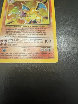 Pokemon TCG Charizard Base Set 2 Holo Unlimited Rare Card 4/130 - Image 2