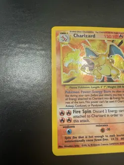Pokemon TCG Charizard Base Set 2 Holo Unlimited Rare Card 4/130 - Image 3