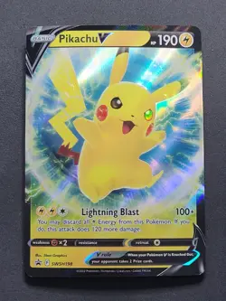 Pikachu EX & V LOT 5x Cards NO DUPLICATES Pokemon TCG - Image 2