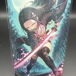Nezuko Kamado Anime Waifu Card Doujin ACG Goddess Holo - Image 1