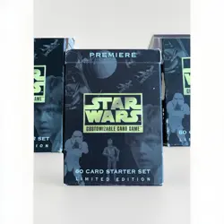 STAR WARS Customizable Card Game Premiere Ltd Edt Starter Deck + Leia.... - Image 1