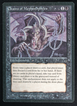 Chains of Mephistopheles Magic Card Legends Reserved List MTG - Image 1