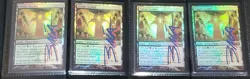MTG 4 X Temple Garden Return to Ravnica Foil SHADOW SIGNED BY ARTIST - Image 1
