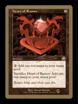 Heart of Ramos LP Light Play Mercadian Masques MTG [12288] - Image 1