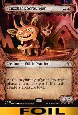 Scuzzback Scrounger ** FOIL SHOWCASE ** #320 - Lorwyn Ecliped - NM MTG - Image 1
