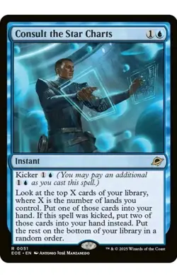 1x MTG Consult the Star Charts - Edge of Eternities Rare! NM Mint! Ships Fast - Image 1