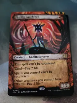 MtG - Hexing Squelcher x1 - Showcase Frame Lorwyn Eclipsed Magic The Gathering - Image 1