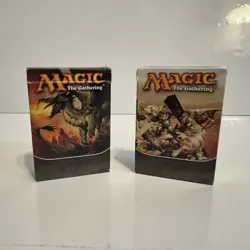 Magic The Gathering Knights Vs Dragons Dual Decks Complete Wizards of the Coast - Image 1