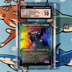 Gigan, Cyberclaw Terror 384 FOIL CGC 10 GEM MINT - Ikoria MTG Godzilla Variant - Image 1