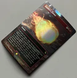 MTG Final Fantasy Commander Duelist’s Flame Instant RARE FOIL #0452 - Image 3