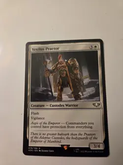 MTG Vexilus Praetor Warhammer 40,000 019/168 Regular Rare, Pack Fresh! - Image 1