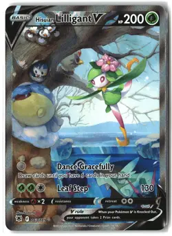 Hisuian Lilligant V ⭐ 163/189 Holo Rare Ultra Astral Radiance 2022 Pokemon NM - Image 1